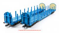 OO-Rfnoos-D Revolution Trains Timber Carrier in Touax Blue livery